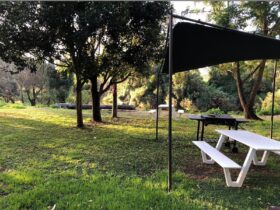 Camping area picnic table Lismore Lucky Country Leisure Parks