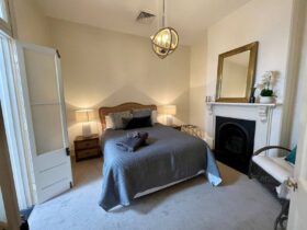 Bedroom at Peppertree Cottage