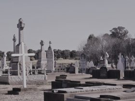Grave sites within the Corowa Catholic Cemetery