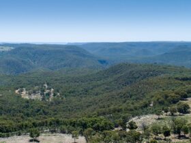 Aerial view of Tugalong area, Guula Ngurra National Park. Photo: Gareth Pickford © DPE