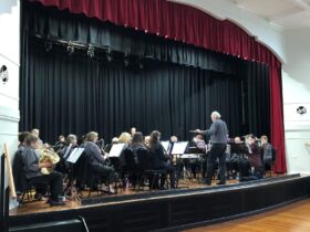 The Lake Macquarie Winds Concert Band performing at Rathmines