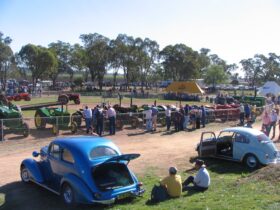 vintage cars and machinery