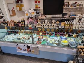 Deli Display cabinet with fresh produce