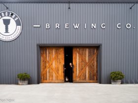 Entrance to Sanctus Brewing Co
