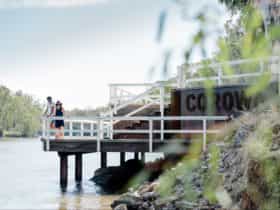 Corowa Fishing Platform on the Murray River