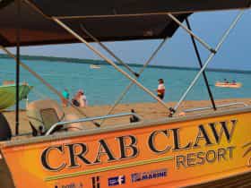 Boat Hire at Crab Claw Island Resort