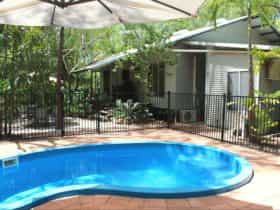 Relax in the privacy of your own plunge pool, set amongst tropical bush gardens and just metres from
