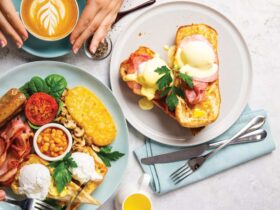 Savour a range of delicious breakfast options, available until 5pm
