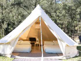 Luxury camping