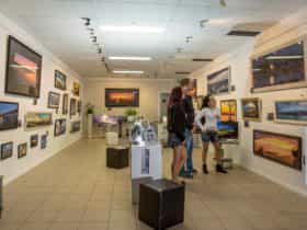 Inside the Gallery and Souvenir Shop