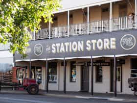 The Station Store in Longreach is open year round. Exterior image