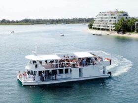 The M.V. Catalina explores the Noosa waterways