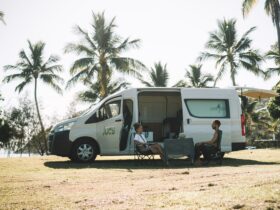 jucy-campervan-cairns-couple-campground