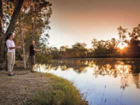 Fishing on the Balonne River