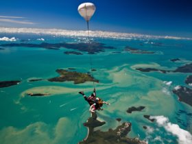 Skydive over Airlie Beach and the Whitsundays islands!