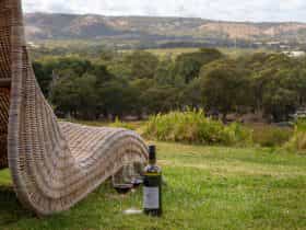 Just sit back and relax overlooking the vineyards and dramatic sellicks escarpment