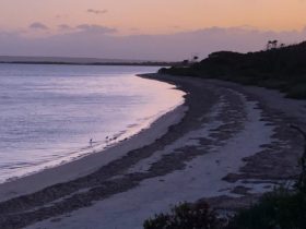 Brownlow Beach, Nepean Bay in the evening