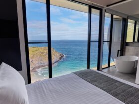 Ocean views from bedrooms
