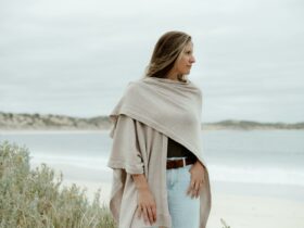 Beautiful versatile Wrap, effortlessly transition day to night, the perfect addition to any outfit.