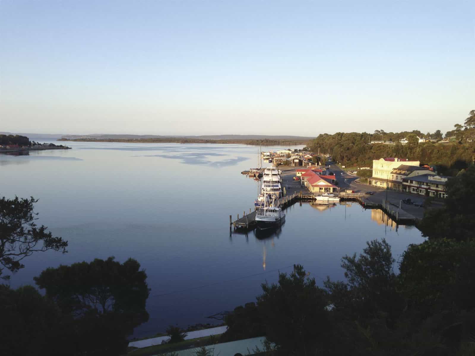 Strahan Village and waterfront