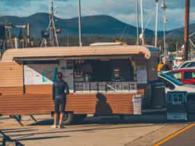 Caravan serving food on the Pier