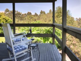 The verandah - A great place to relax and enjoy the view