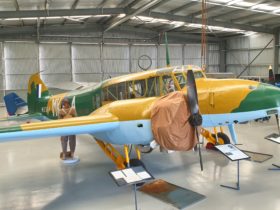 Local volunteers have spent 10 years restoring this Avro Anson from original parts.