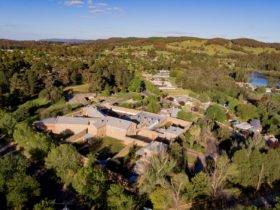 Aerial photograph of the Old Beechworth Gaol