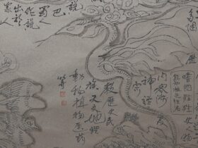 5-meter-long traditional Chinese Scroll drawing