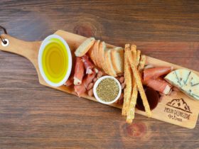 Cheese platters are available at the cellar door