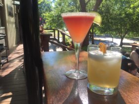 Cocktails on the Deck