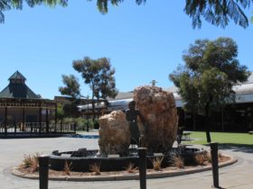 St Barbara Monument and Statue, Kalgoorlie, Western Australia