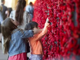 Children at the Roll of Honour