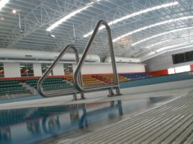 The aquatic centre at Canberra International Sports and Aquatic Centre