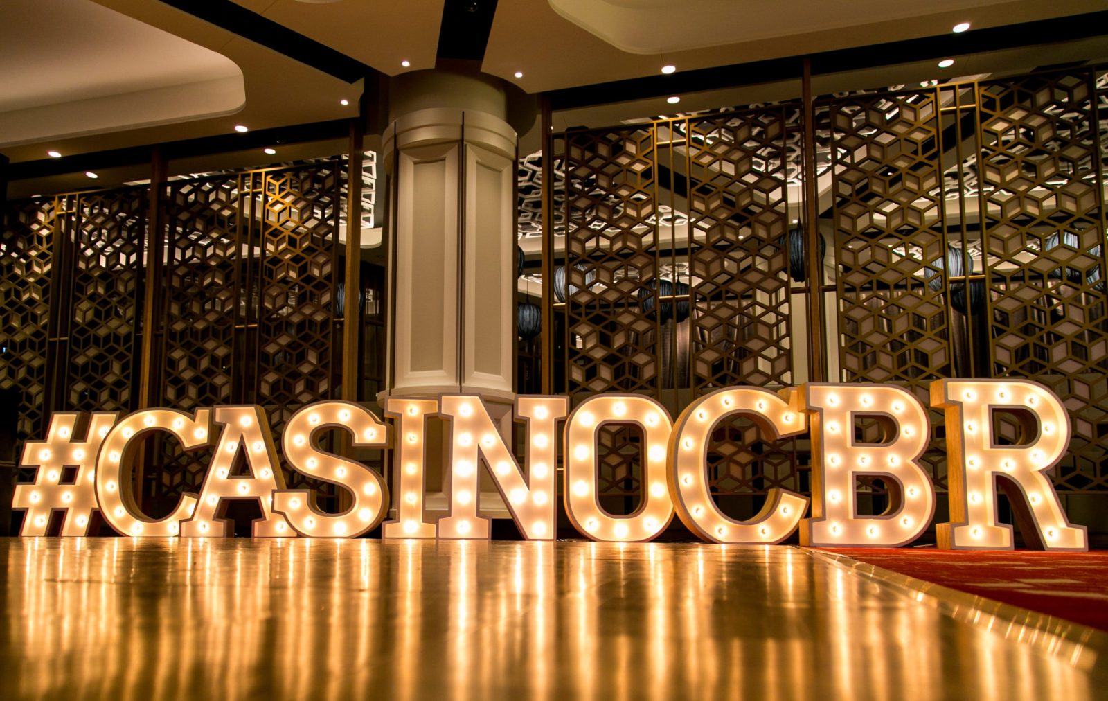 Casino Canberra in lights