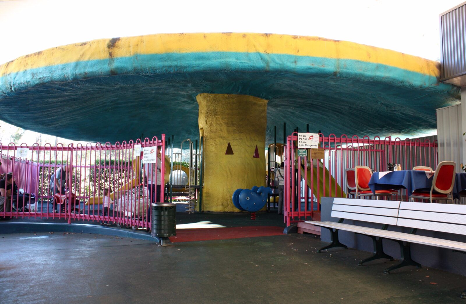 The Giant Mushroom Playground at Belconnen Fresh Food Markets