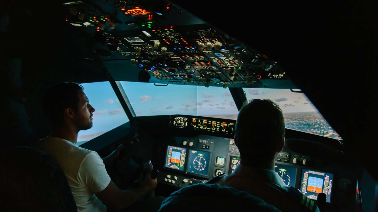 Jet Flight Simulator Cockpit