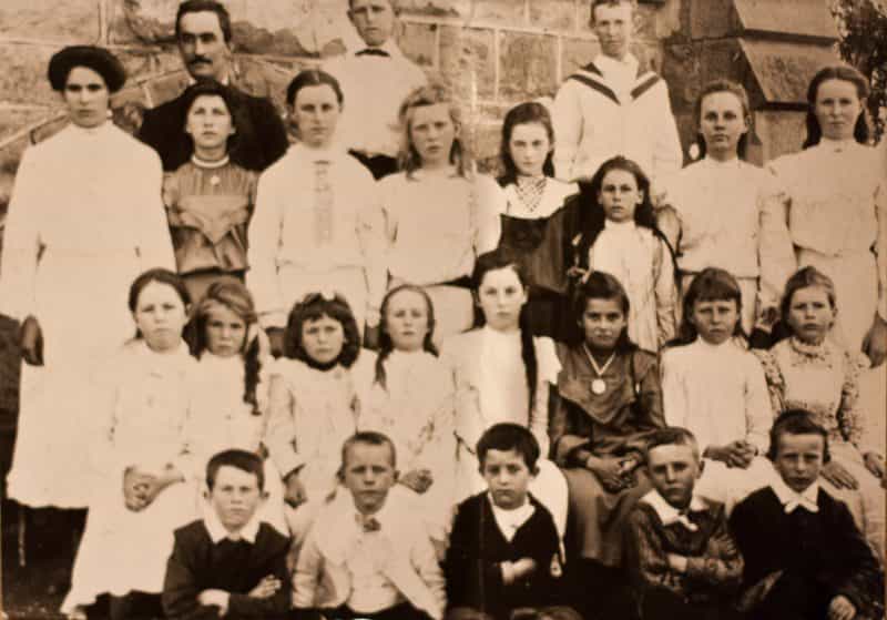 Historic photograph of school children