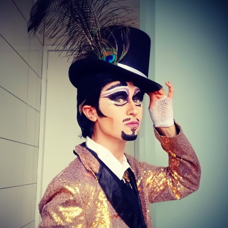 Drag King with tophat