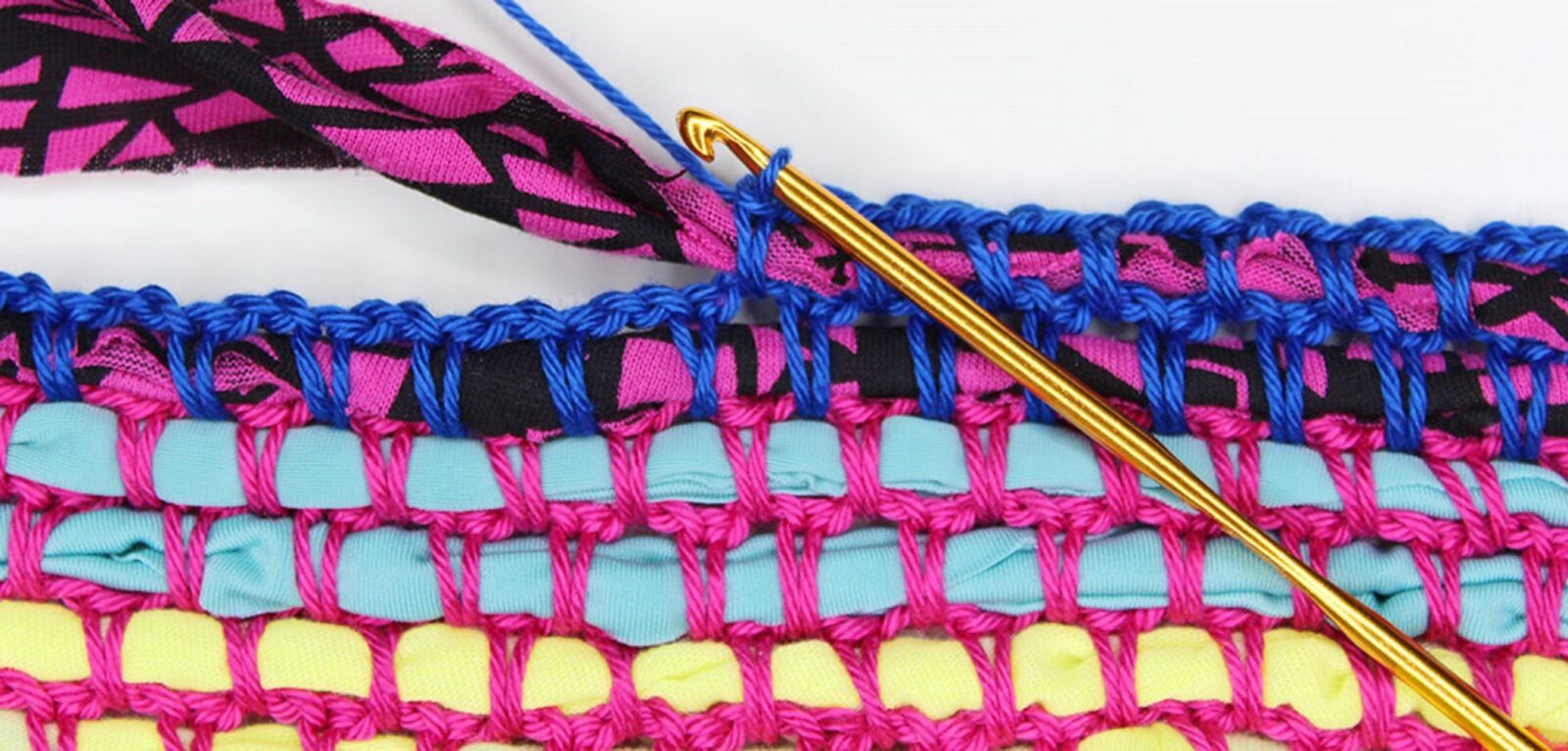 Colourful crochet