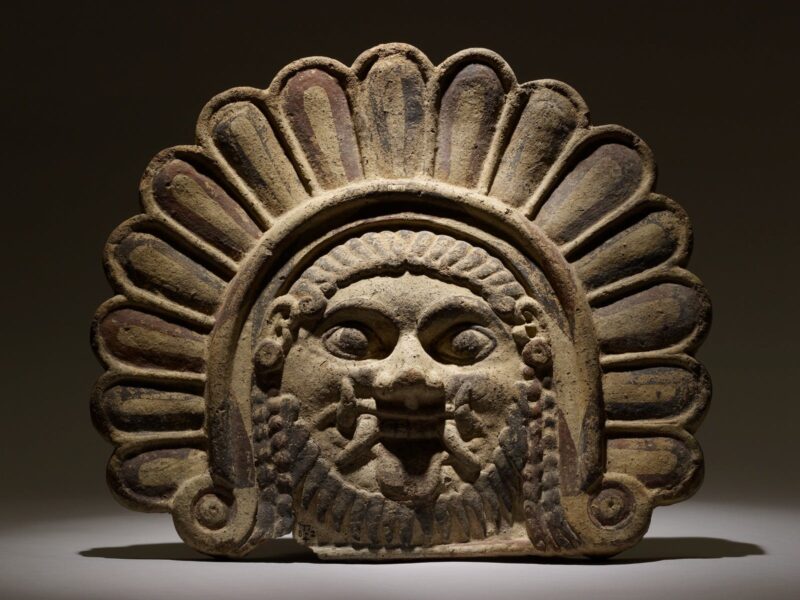 Antefix, Capua, Campania, Italy, about 500 BCE. © Trustees of the British Museum, 2022