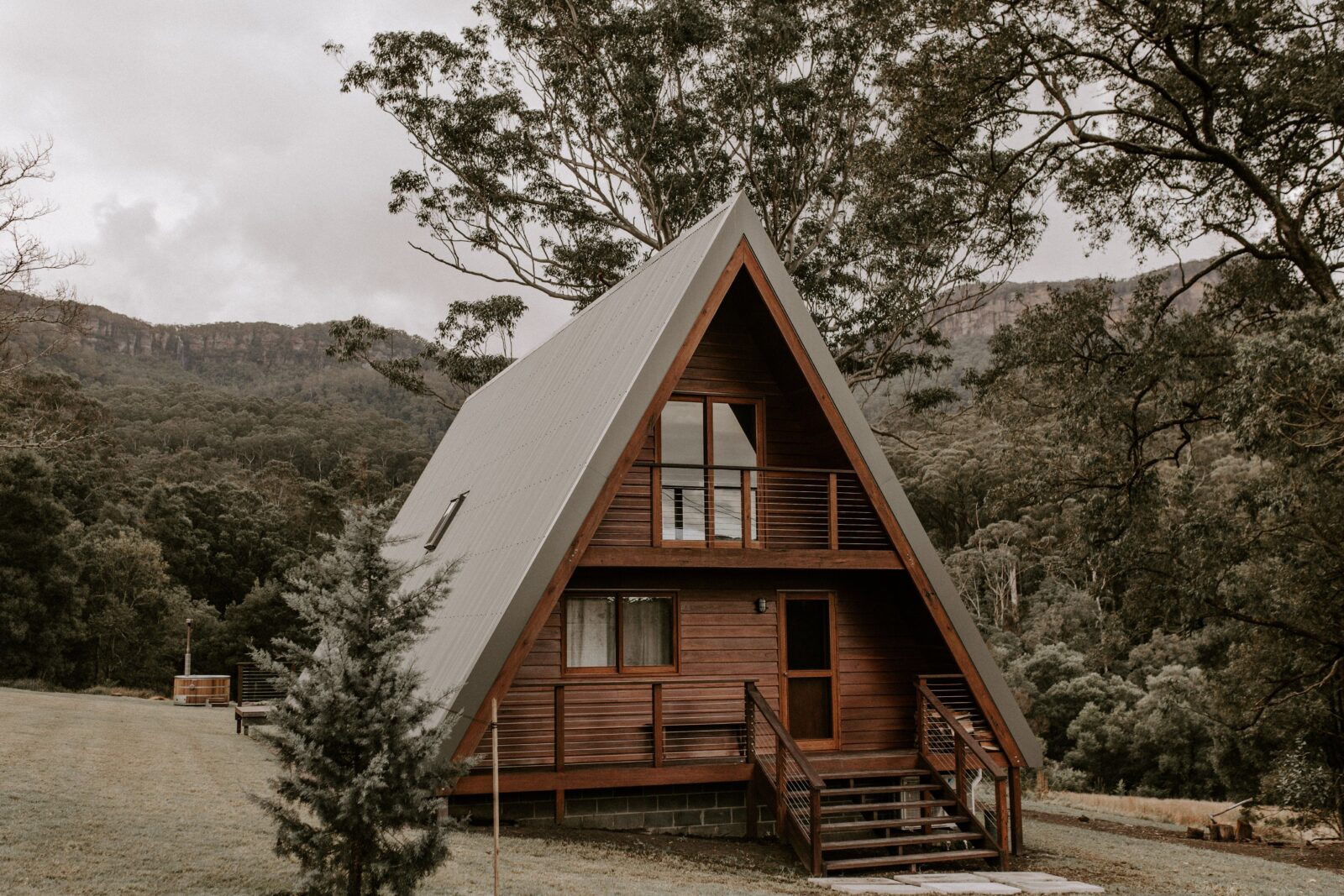 Aframe Kangaroo Valley South Coast slow stay tiny home cabin