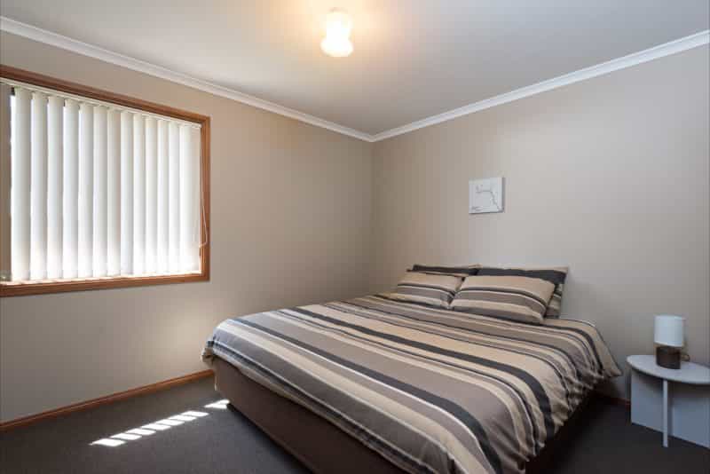 A spacious and comfortable master bedroom is found in every self-contained cottage.
