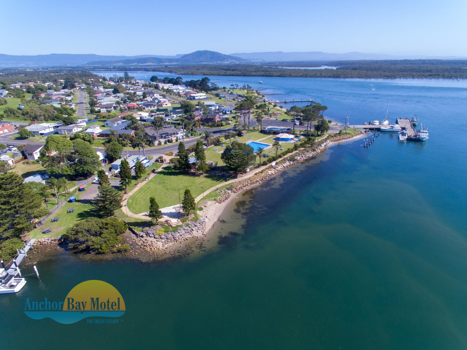 Enjoy the riverfront foreshore across the road from the motel, with pool and cafes nearby.
