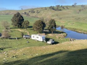 Beautiful Hilly River Camp