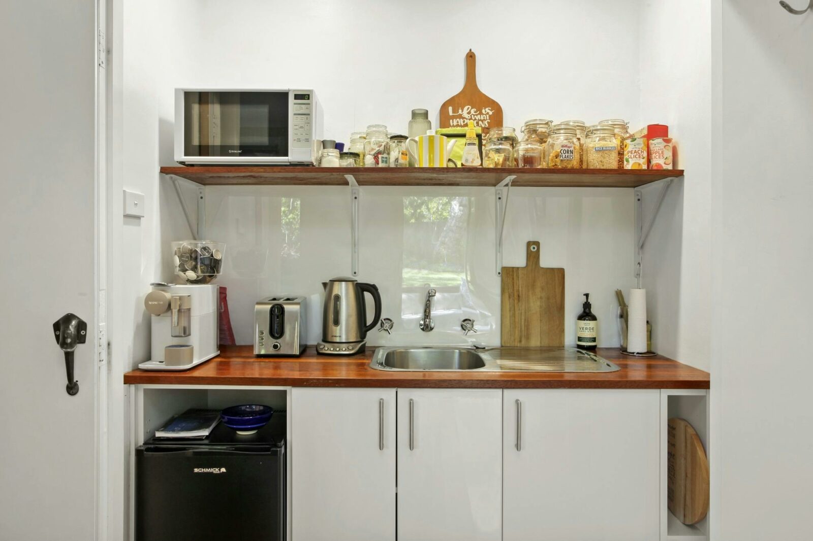 coffee machine microwave kettle toaster fridge