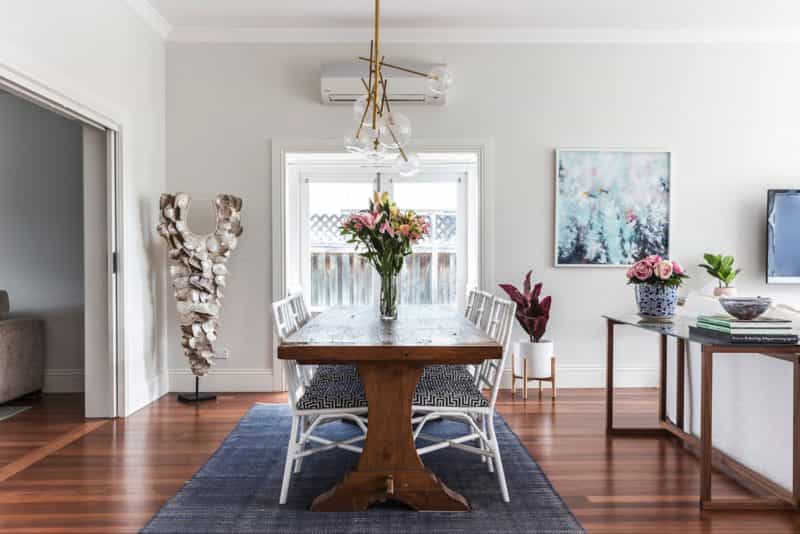You'll love the formal dining area & its handcrafted table