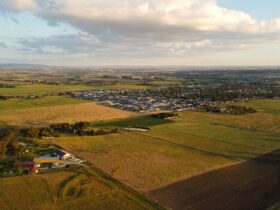 Overlooking Bathurst to the south and our farm to the west, thus view f