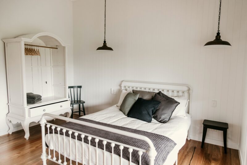 cottage master bedroom