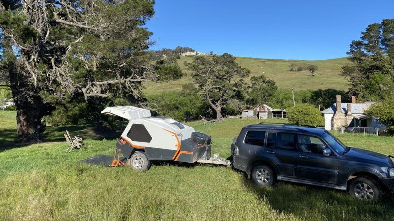 When the winds are up, or your camping setup requires a large flat and easily accessible 2WD site, this is your perfect spot. Explore the abandoned original settler's homestead and shearing shed and consider what life would have been like back in 1897.